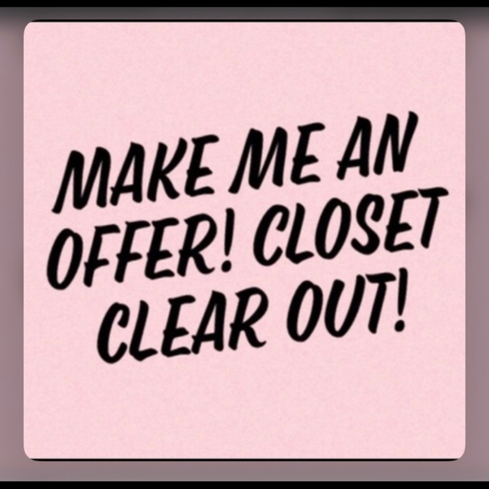 Closet clear out! Shoot me an offer :)